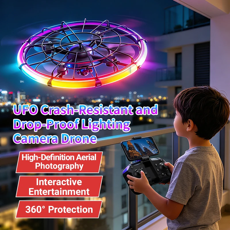 Drone Kit With Camera - JJRC H145 UFO RC-Drohne mit Dual-HD-Objektiv,