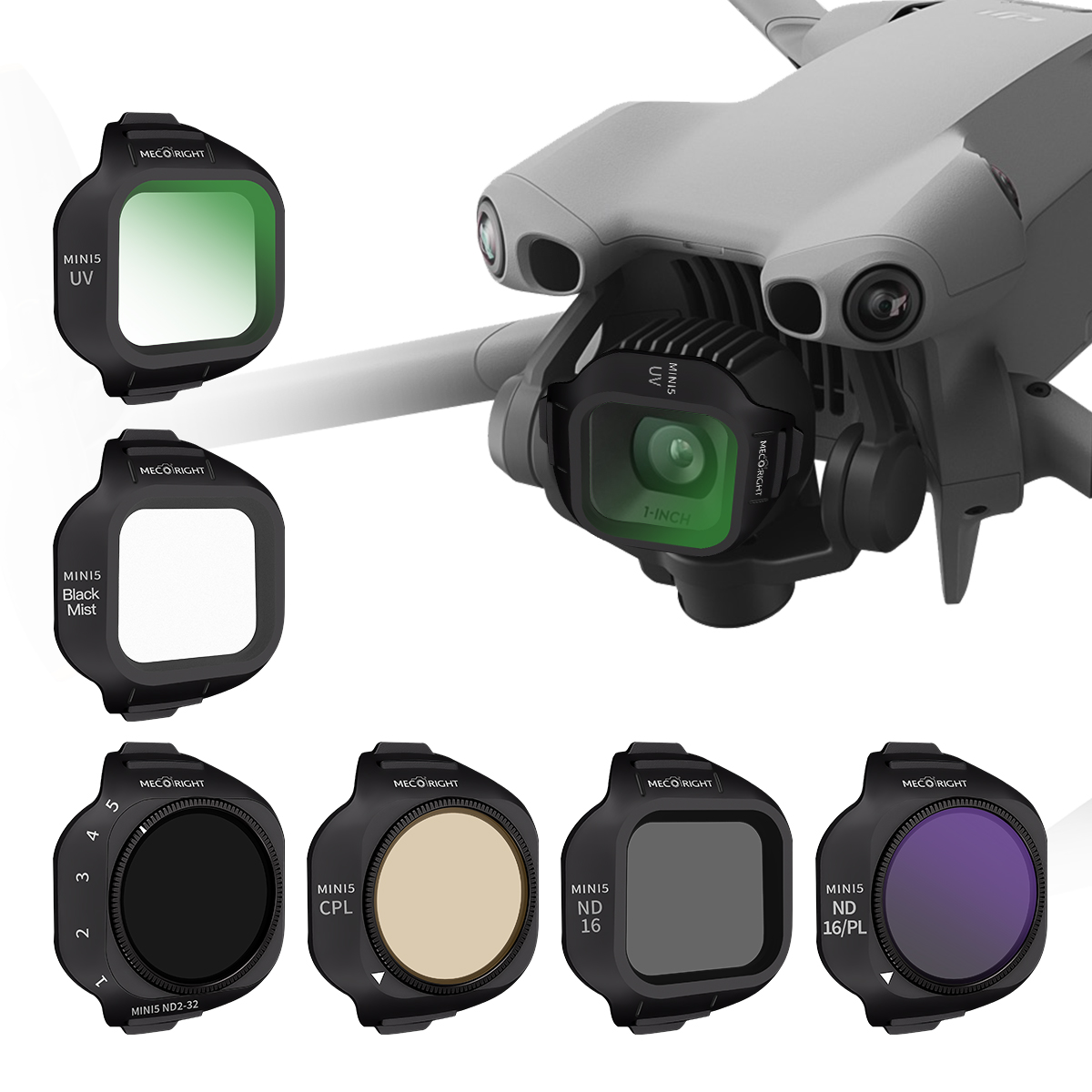 Drone Kit With Camera - Mecoright DJI Mini5 Pro UAV Filterset
